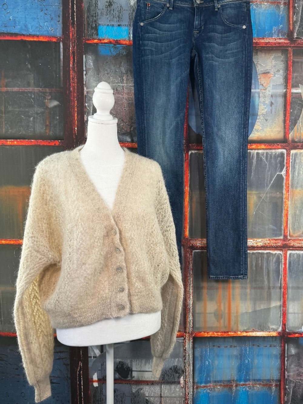 Free People Amelia Alpaca Pointelle Cardigan Women’s Small